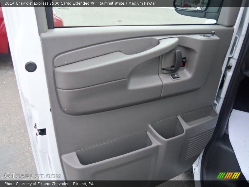 Summit White / Medium Pewter 2014 Chevrolet Express 3500 Cargo Extended WT