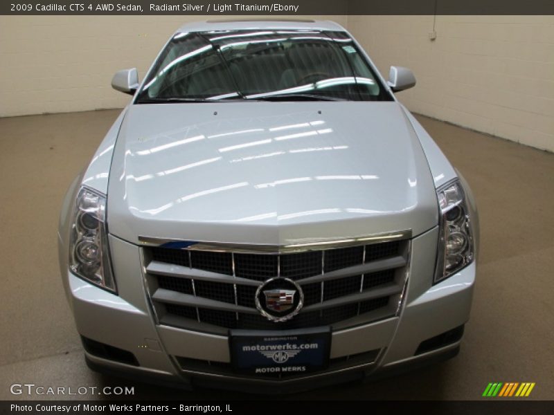 Radiant Silver / Light Titanium/Ebony 2009 Cadillac CTS 4 AWD Sedan