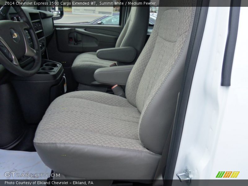 Summit White / Medium Pewter 2014 Chevrolet Express 3500 Cargo Extended WT
