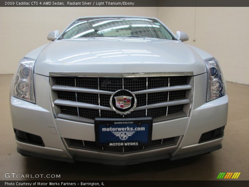 Radiant Silver / Light Titanium/Ebony 2009 Cadillac CTS 4 AWD Sedan