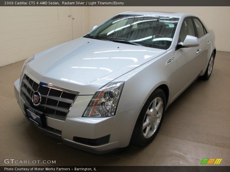 Radiant Silver / Light Titanium/Ebony 2009 Cadillac CTS 4 AWD Sedan