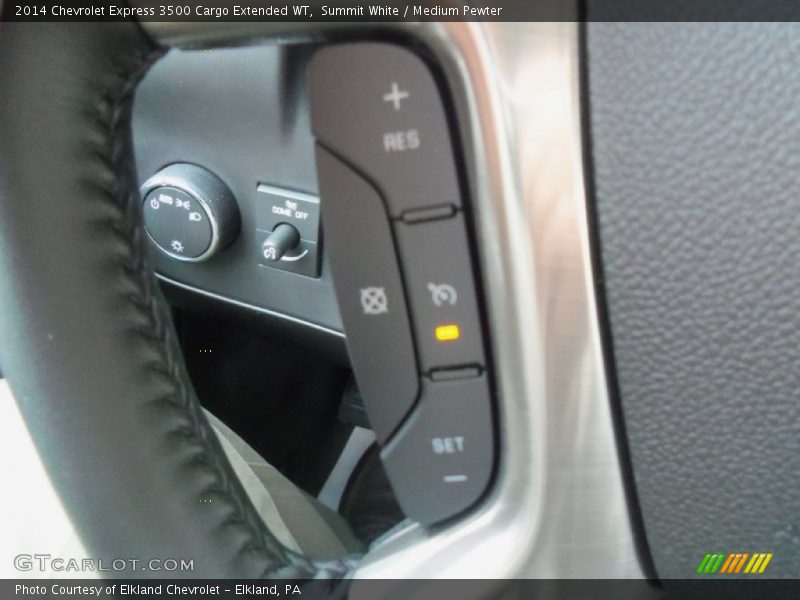 Summit White / Medium Pewter 2014 Chevrolet Express 3500 Cargo Extended WT