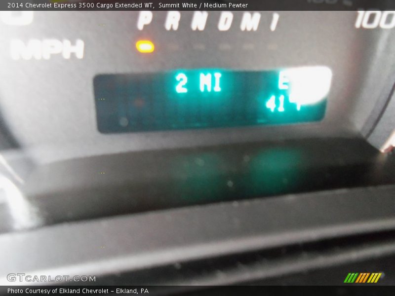 Summit White / Medium Pewter 2014 Chevrolet Express 3500 Cargo Extended WT