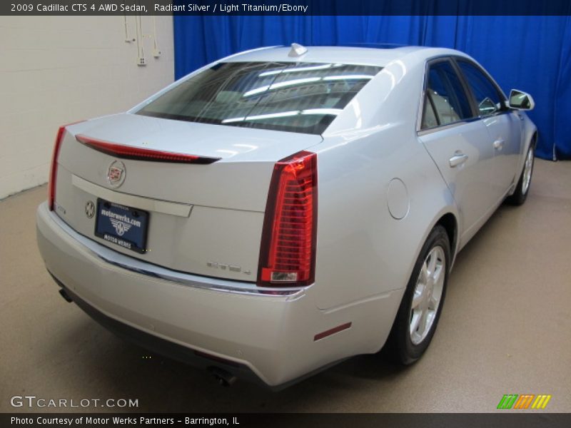 Radiant Silver / Light Titanium/Ebony 2009 Cadillac CTS 4 AWD Sedan