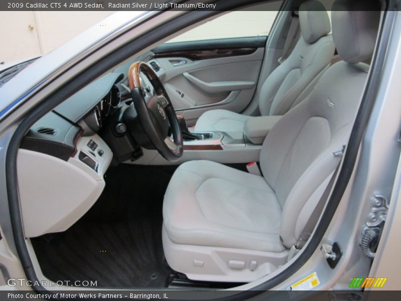 Radiant Silver / Light Titanium/Ebony 2009 Cadillac CTS 4 AWD Sedan