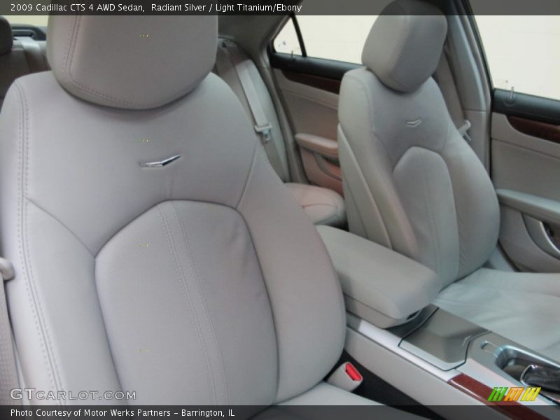 Radiant Silver / Light Titanium/Ebony 2009 Cadillac CTS 4 AWD Sedan