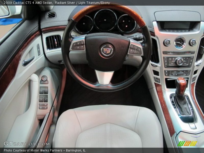 Radiant Silver / Light Titanium/Ebony 2009 Cadillac CTS 4 AWD Sedan