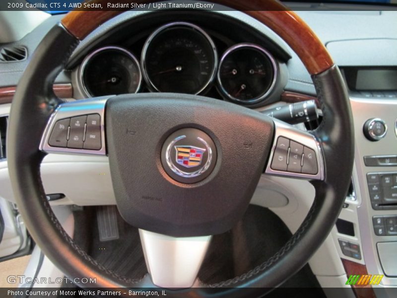 Radiant Silver / Light Titanium/Ebony 2009 Cadillac CTS 4 AWD Sedan