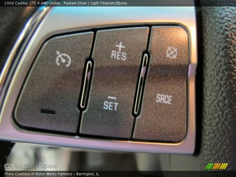 Radiant Silver / Light Titanium/Ebony 2009 Cadillac CTS 4 AWD Sedan