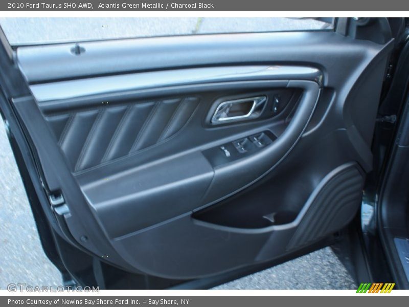 Atlantis Green Metallic / Charcoal Black 2010 Ford Taurus SHO AWD