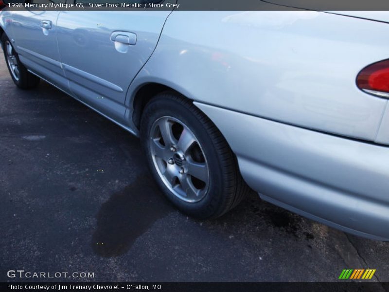 Silver Frost Metallic / Stone Grey 1998 Mercury Mystique GS