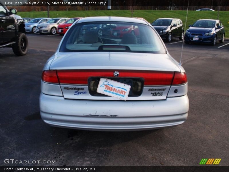 Silver Frost Metallic / Stone Grey 1998 Mercury Mystique GS