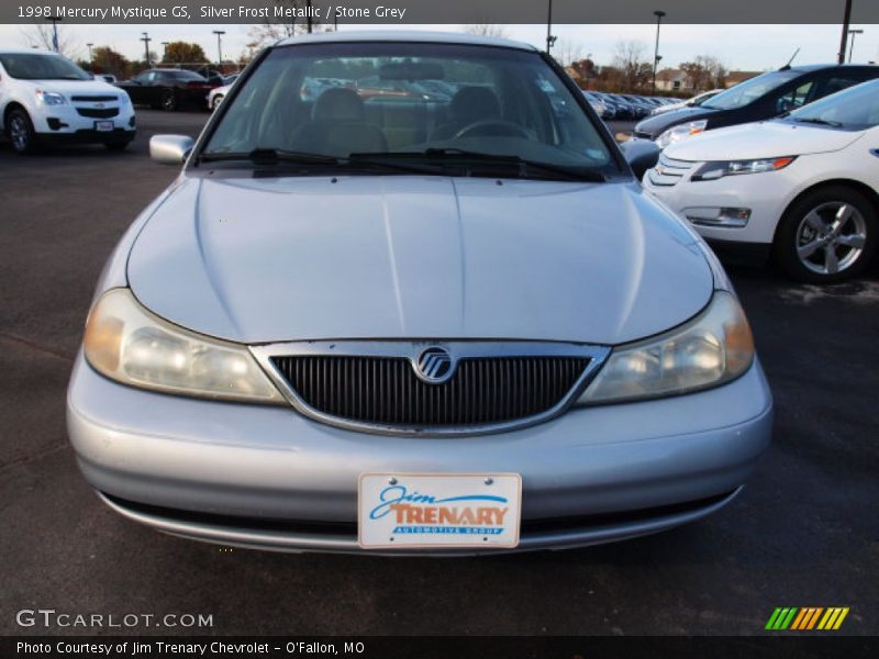 Silver Frost Metallic / Stone Grey 1998 Mercury Mystique GS