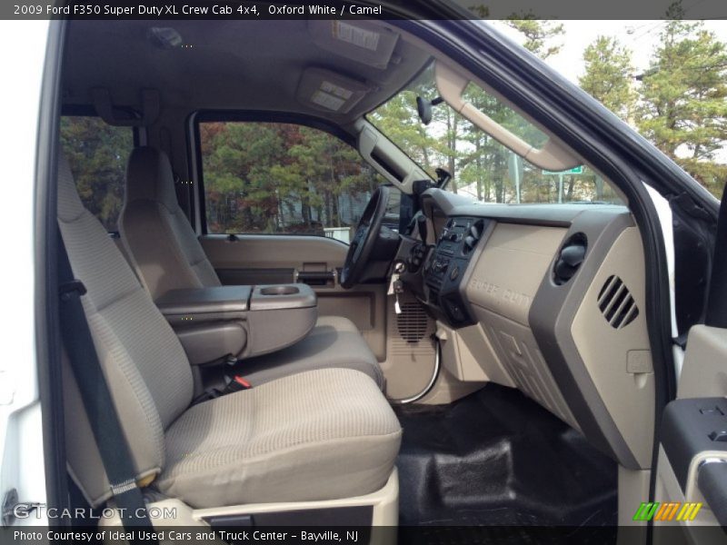 Oxford White / Camel 2009 Ford F350 Super Duty XL Crew Cab 4x4