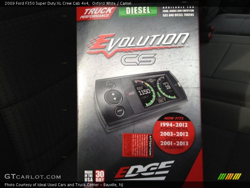 Oxford White / Camel 2009 Ford F350 Super Duty XL Crew Cab 4x4