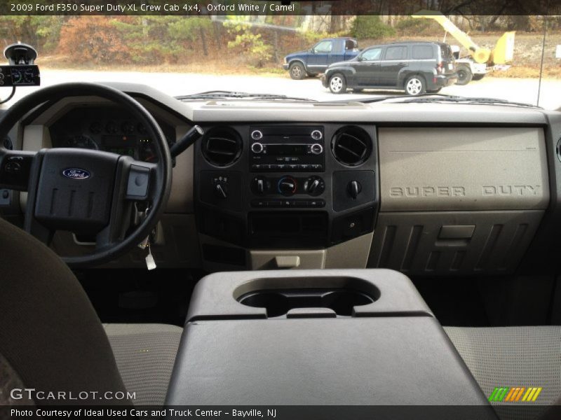 Oxford White / Camel 2009 Ford F350 Super Duty XL Crew Cab 4x4