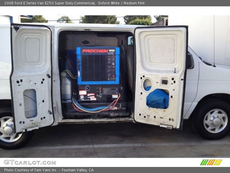Oxford White / Medium Flint 2008 Ford E Series Van E250 Super Duty Commericial