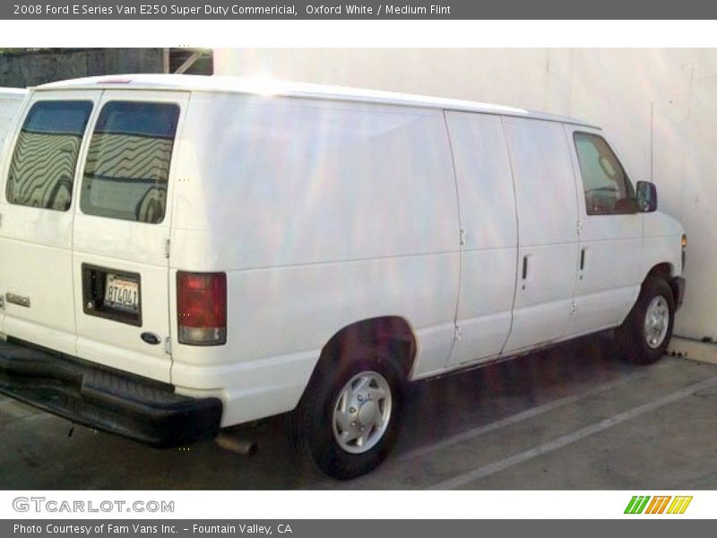 Oxford White / Medium Flint 2008 Ford E Series Van E250 Super Duty Commericial