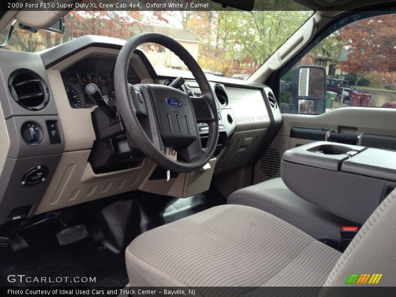 Oxford White / Camel 2009 Ford F350 Super Duty XL Crew Cab 4x4