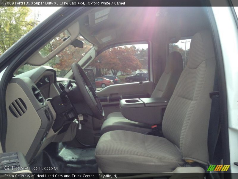 Oxford White / Camel 2009 Ford F350 Super Duty XL Crew Cab 4x4