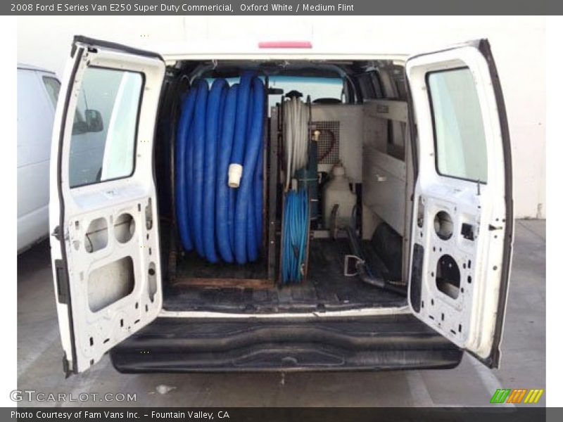 Oxford White / Medium Flint 2008 Ford E Series Van E250 Super Duty Commericial