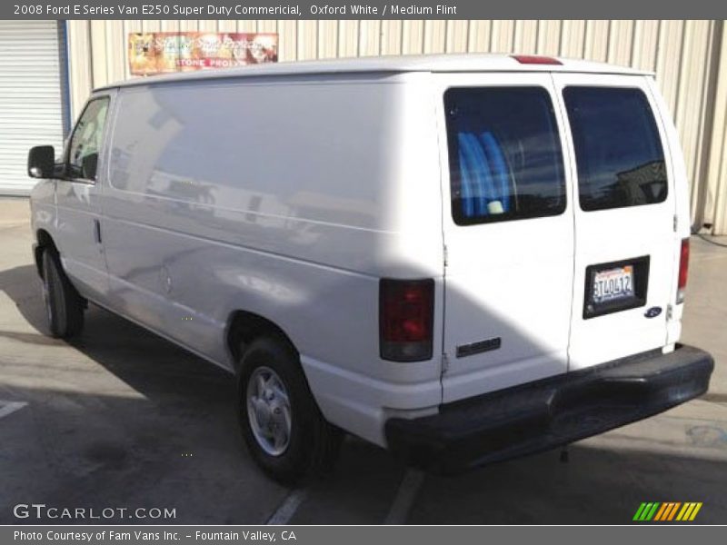 Oxford White / Medium Flint 2008 Ford E Series Van E250 Super Duty Commericial