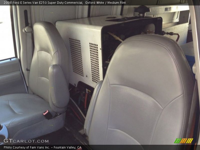 Oxford White / Medium Flint 2008 Ford E Series Van E250 Super Duty Commericial