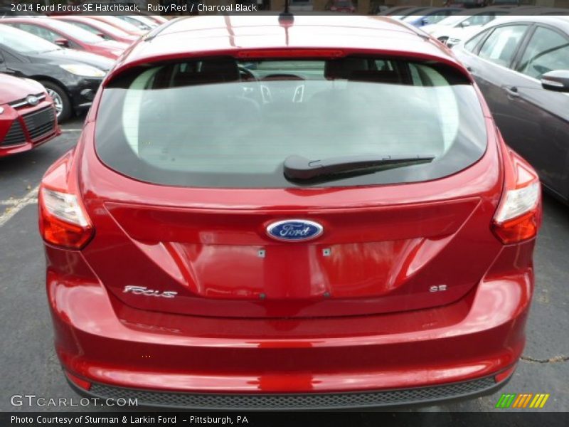 Ruby Red / Charcoal Black 2014 Ford Focus SE Hatchback