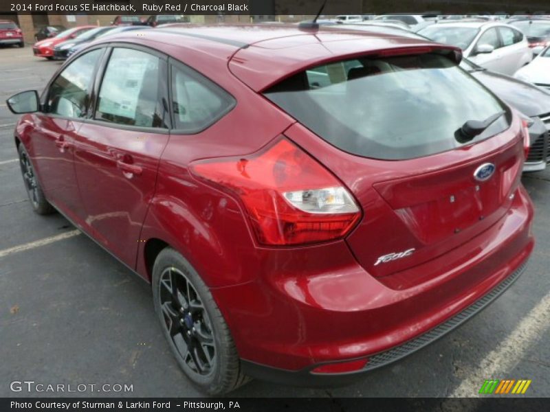 Ruby Red / Charcoal Black 2014 Ford Focus SE Hatchback