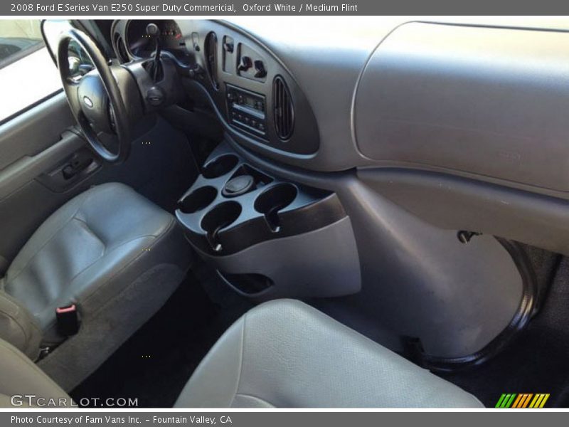 Oxford White / Medium Flint 2008 Ford E Series Van E250 Super Duty Commericial