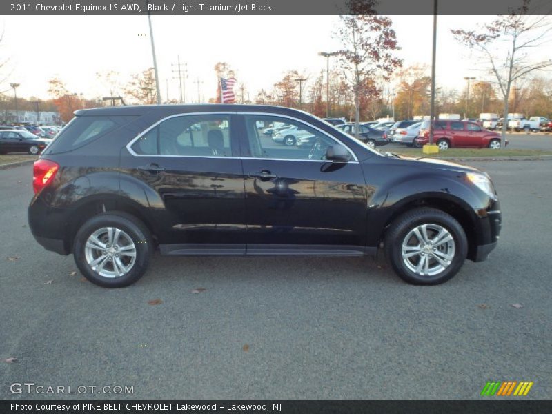 Black / Light Titanium/Jet Black 2011 Chevrolet Equinox LS AWD