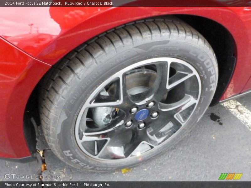 Ruby Red / Charcoal Black 2014 Ford Focus SE Hatchback