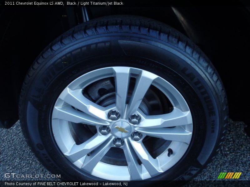 Black / Light Titanium/Jet Black 2011 Chevrolet Equinox LS AWD