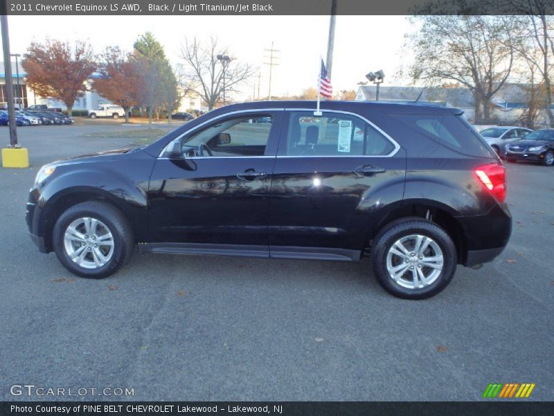 Black / Light Titanium/Jet Black 2011 Chevrolet Equinox LS AWD