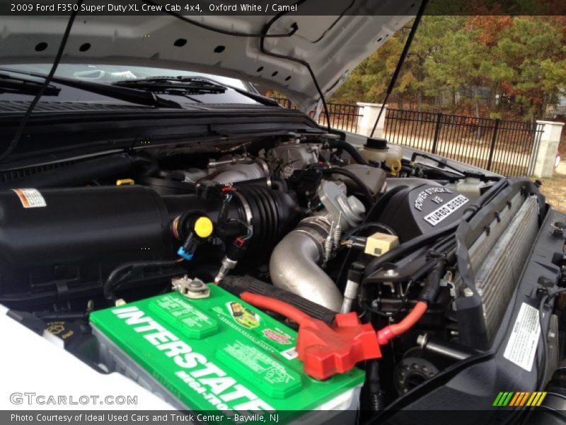 Oxford White / Camel 2009 Ford F350 Super Duty XL Crew Cab 4x4