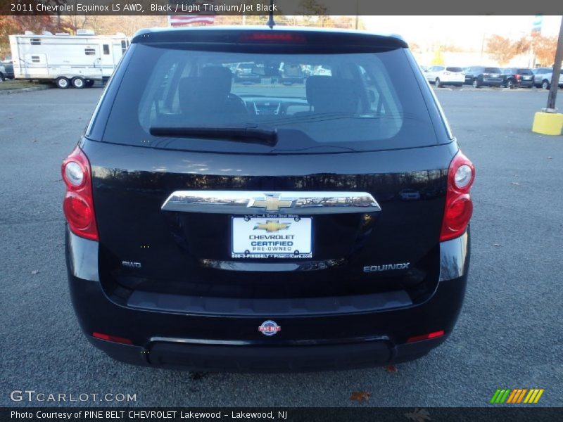 Black / Light Titanium/Jet Black 2011 Chevrolet Equinox LS AWD