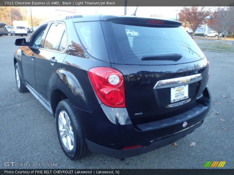 Black / Light Titanium/Jet Black 2011 Chevrolet Equinox LS AWD