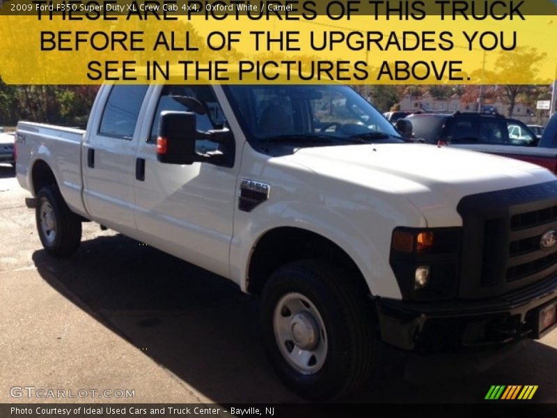 Oxford White / Camel 2009 Ford F350 Super Duty XL Crew Cab 4x4