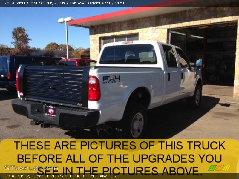Oxford White / Camel 2009 Ford F350 Super Duty XL Crew Cab 4x4