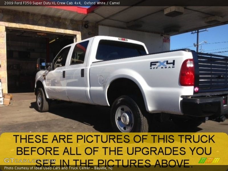 Oxford White / Camel 2009 Ford F350 Super Duty XL Crew Cab 4x4