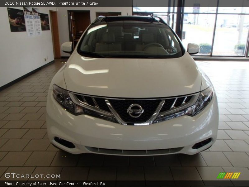 Phantom White / Gray 2010 Nissan Rogue SL AWD