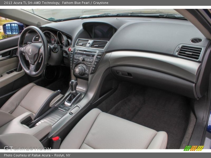 Fathom Blue Pearl / Graystone 2013 Acura TL SH-AWD Technology