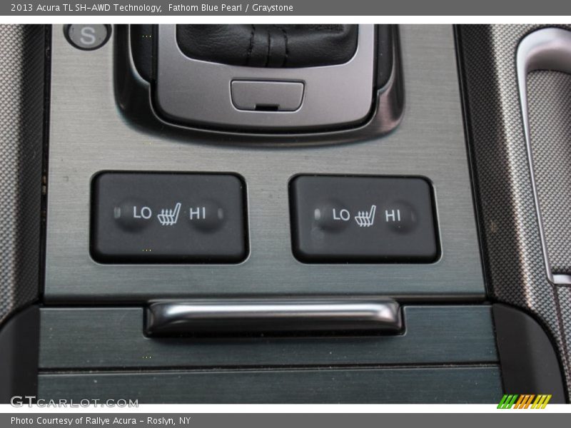 Fathom Blue Pearl / Graystone 2013 Acura TL SH-AWD Technology