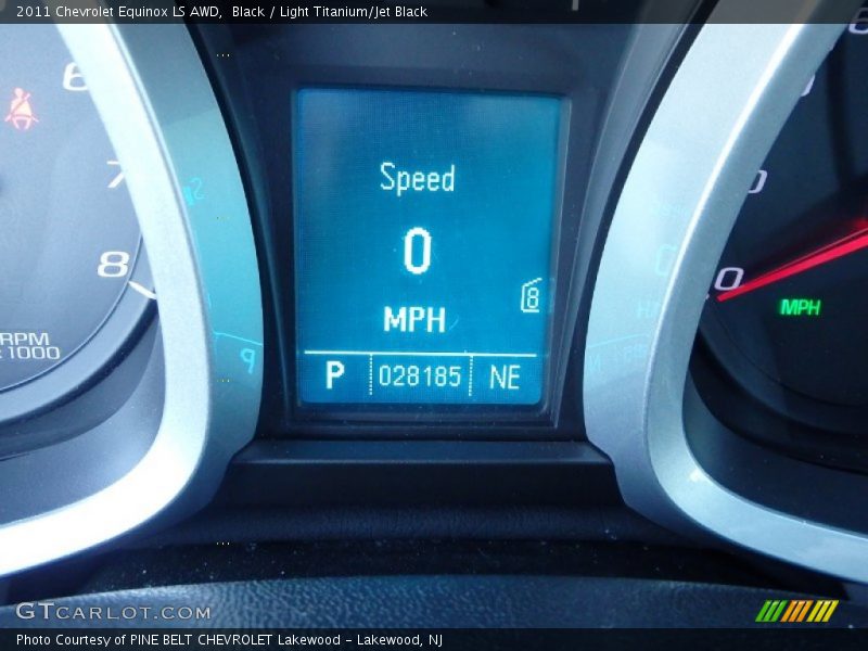 Black / Light Titanium/Jet Black 2011 Chevrolet Equinox LS AWD