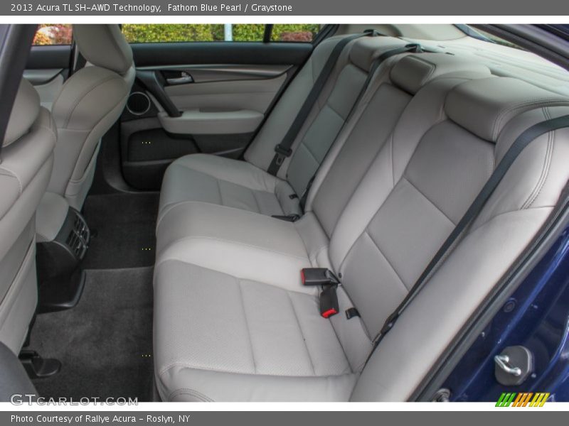 Fathom Blue Pearl / Graystone 2013 Acura TL SH-AWD Technology