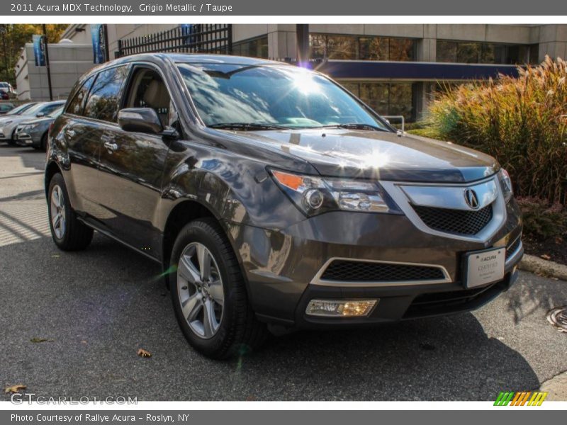 Grigio Metallic / Taupe 2011 Acura MDX Technology