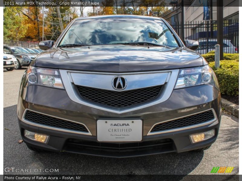Grigio Metallic / Taupe 2011 Acura MDX Technology