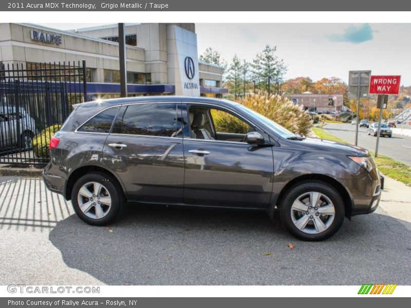 Grigio Metallic / Taupe 2011 Acura MDX Technology