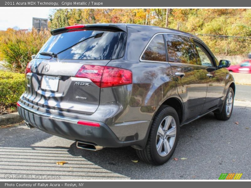 Grigio Metallic / Taupe 2011 Acura MDX Technology
