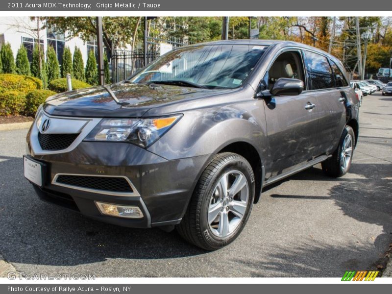 Grigio Metallic / Taupe 2011 Acura MDX Technology